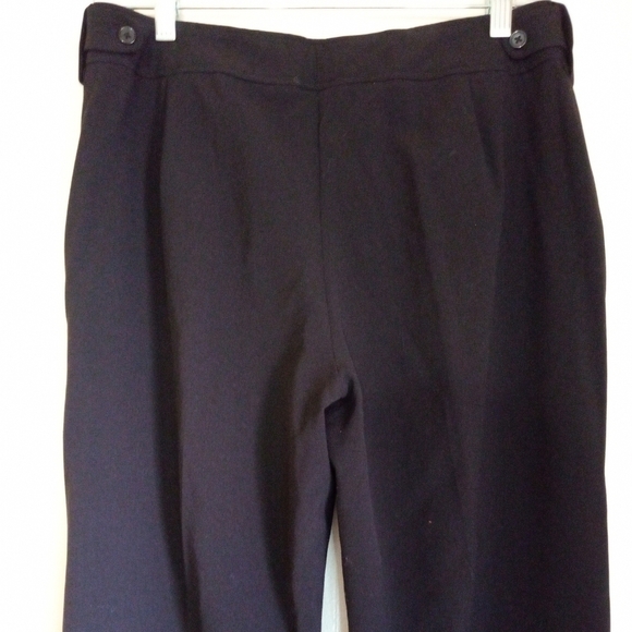 Larry Levine cropped black pants women size 8 - Picture 7 of 8
